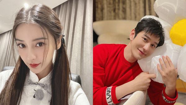 ▲Angelababy簽約新公司，被爆切割黃曉明。（圖／翻攝自微博／angelababy、黃曉明、悅凱娛樂）