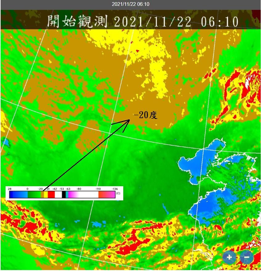 ▲今起冷空氣南下，北部明顯變天。（圖／翻攝自鄭明典臉書）