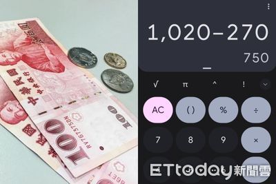 女客買270元付1020元　店家按計算機遭譏笑「沒讀書才這樣」