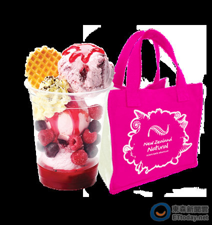 為慶祝微風門市將開幕，紐西蘭樂活冰淇淋於試營運期間推出微風限定款聖代莓菓天堂，提供消費者嘗鮮。