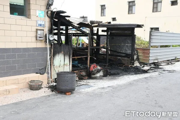 ▲國人信仰虔誠，於特定節日皆會敬神祭祀，但燃燒金紙常發生祭祀不慎，造成火災，甚至造成人員逃生不及的危險，民眾豈能不小心謹慎防範。（圖／記者林悅翻攝，下同）