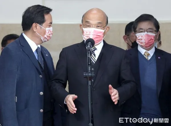 ▲▼蘇貞昌報告「中央政府海空戰力提升計畫採購特別預算案」聯訪。（圖／記者屠惠剛攝）