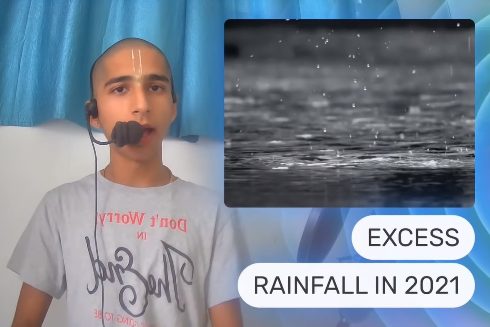 ▲▼ 印度神童阿南德最新影片談論極端天氣。（圖／翻攝自YouTube／Conscience）