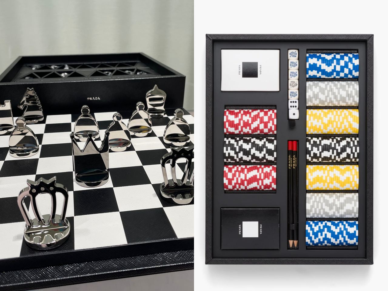 開箱／PRADA天價西洋棋、撲克牌組搶先看鏡面金屬棋子太美了！, ET Fashion