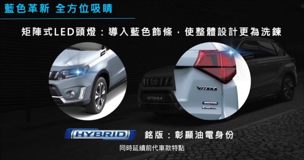 Suzuki Vitara頂規搶進「百萬級距」　48V輕油電換19.3km/L高效油耗（圖／翻攝自Suzuki）