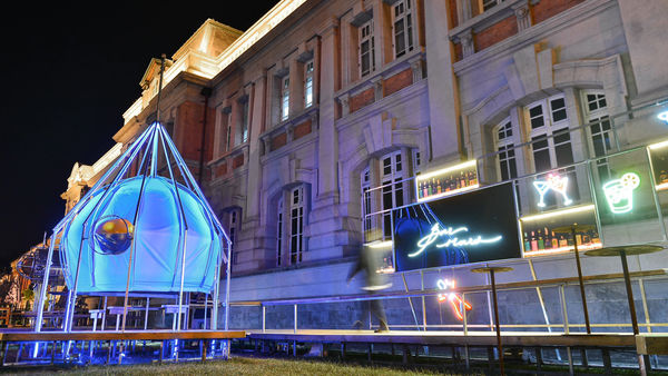 ▲▼國立臺灣文學館與都市藝術工作室跨界合作，打造火星快閃酒吧。（圖／國立臺灣文學館提供）