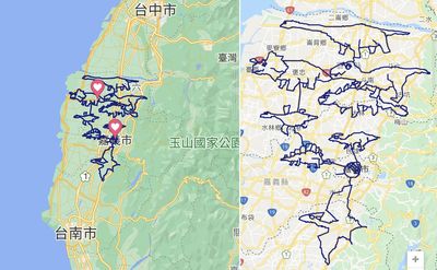 雲林、嘉義驚現「侏儸紀公園」！他騎單車1000km畫出恐龍…網瘋傳