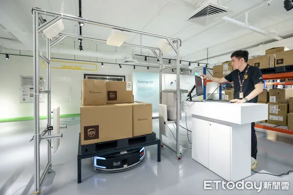 ▲自主移動機器人將能提升企業周轉率，在更短時間內實現更大的輸出量。（圖／UPS提供）