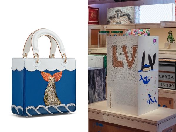 ▲DIOR Lady Art + LV。（圖／品牌提供）