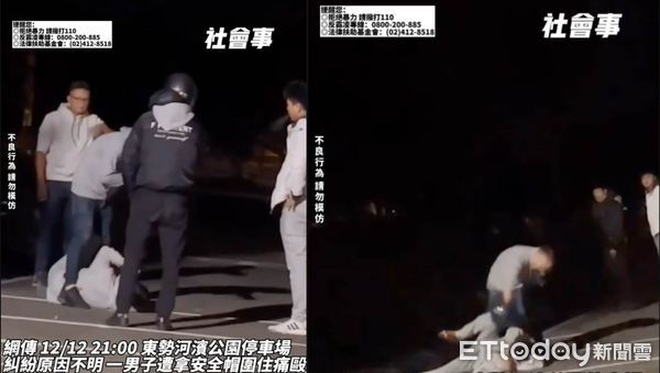 ▲討房租被放鳥太多次，男撂人拿安全帽連9揍「豬隊友」全錄PO網。（圖／翻攝記者爆料網）