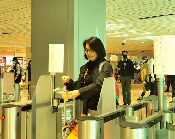 ▲桃機臉部辨識系統今天正式試辦。（圖／桃機公司提供）