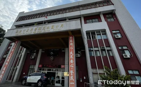 ▲▼高雄林園警分局外觀。（圖／民眾提供）