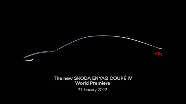 ▲Skoda Enyaq Coupe IV預告。（圖／翻攝自Skoda）