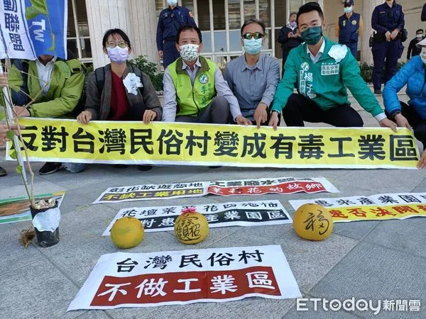 ▲▼彰化環盟反對開發惠來產業園區。（圖／記者唐詠絮攝，以下同）