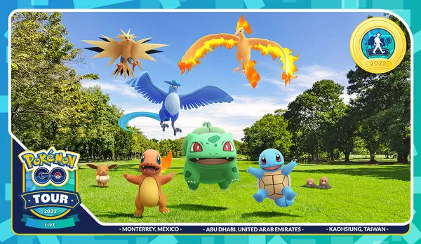 ▲▼Niantic官方釋出《Pokémon GO 》活動主視覺正式宣布與台灣燈會合作推出城市限定活動。（圖／高雄市政府提供）