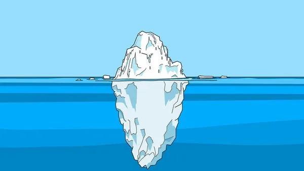 ▲▼冰山，冰山理論，潛意識。（圖／MoteOo／取自免費圖庫Pixabay）