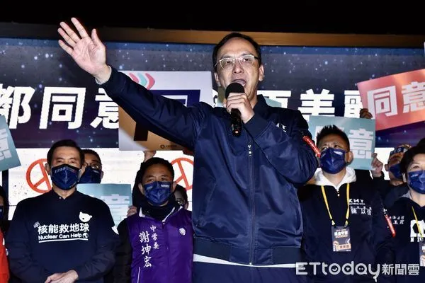 ▲▼ 國民黨民主守夜活動,朱立倫。（圖／記者李毓康攝）