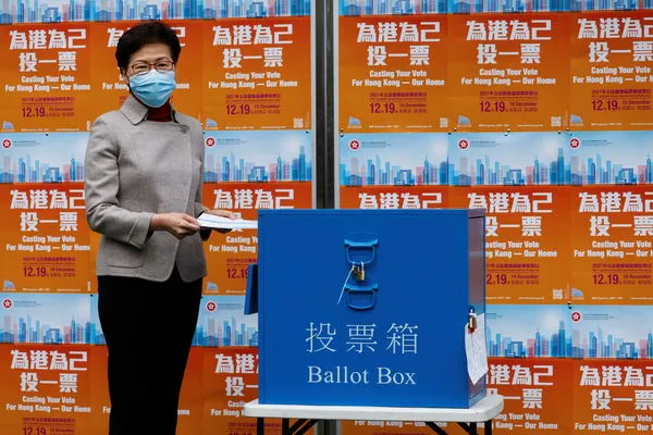 ▲▼香港立法會選舉。（圖／路透）