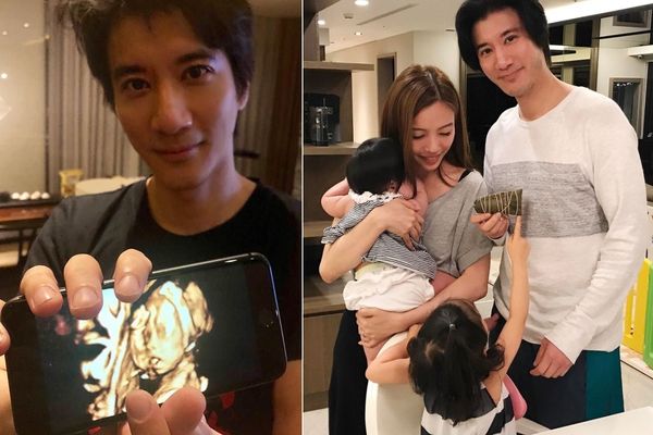 ▲▼             。（圖／翻攝自王力宏臉書、李靚蕾IG）