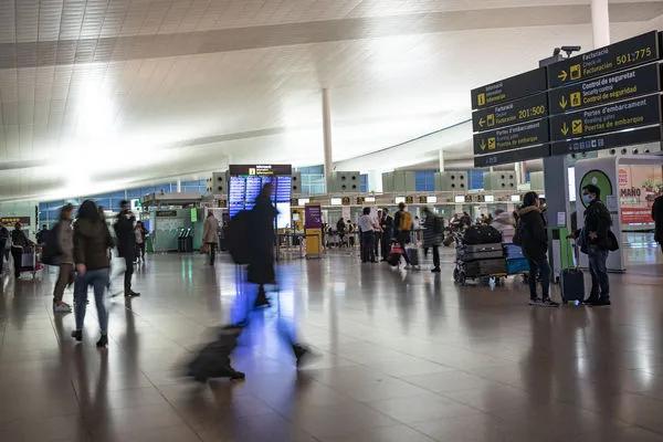 ▲▼  西班牙巴塞隆納機場（Barcelona Airport ）。（圖／達志影像／美聯社）