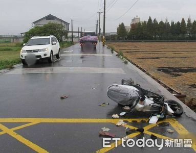 雨中騎車被撞飛田中慘死...妻全程目睹 貨車駕駛2百萬和解換緩刑