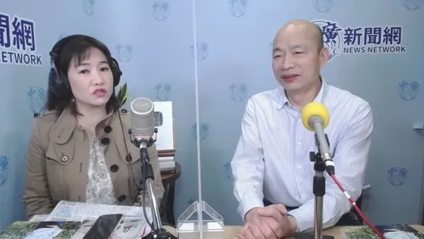 ▲▼韓國瑜接受廣播訪問。（圖／翻攝千秋萬事YouTube）