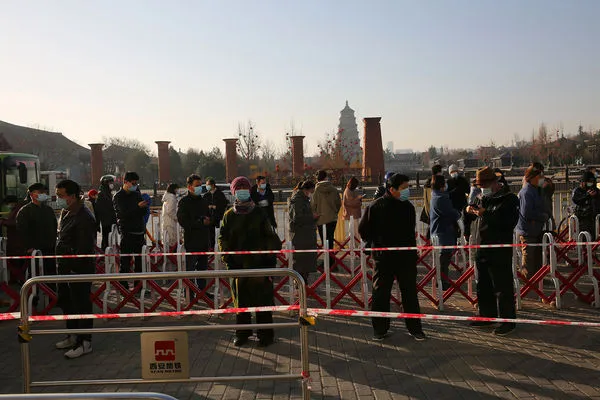 ▲▼ 大陸疫情,西安疫情,西安封城。（圖／視覺中國）