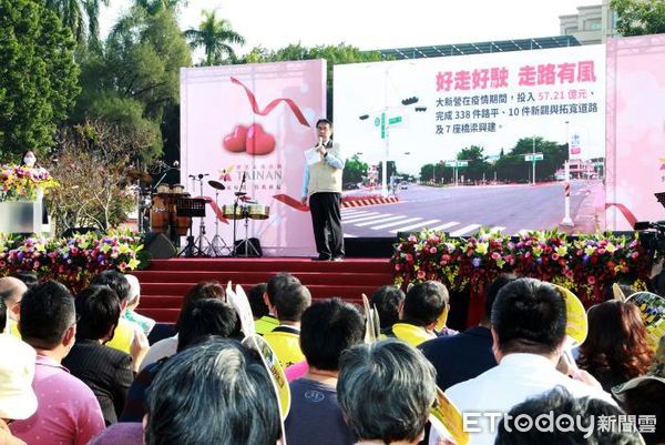 ▲台南市長黃偉哲期盼市府人員努力打拼，讓台南持續進步，好還要更好。（圖／記者林悅翻攝，下同）