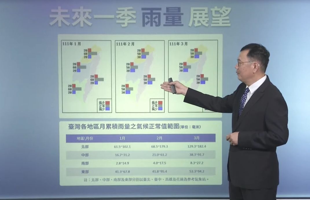 ▲▼氣象局12/24年終記者會說明。（圖／翻攝氣象局直播） 