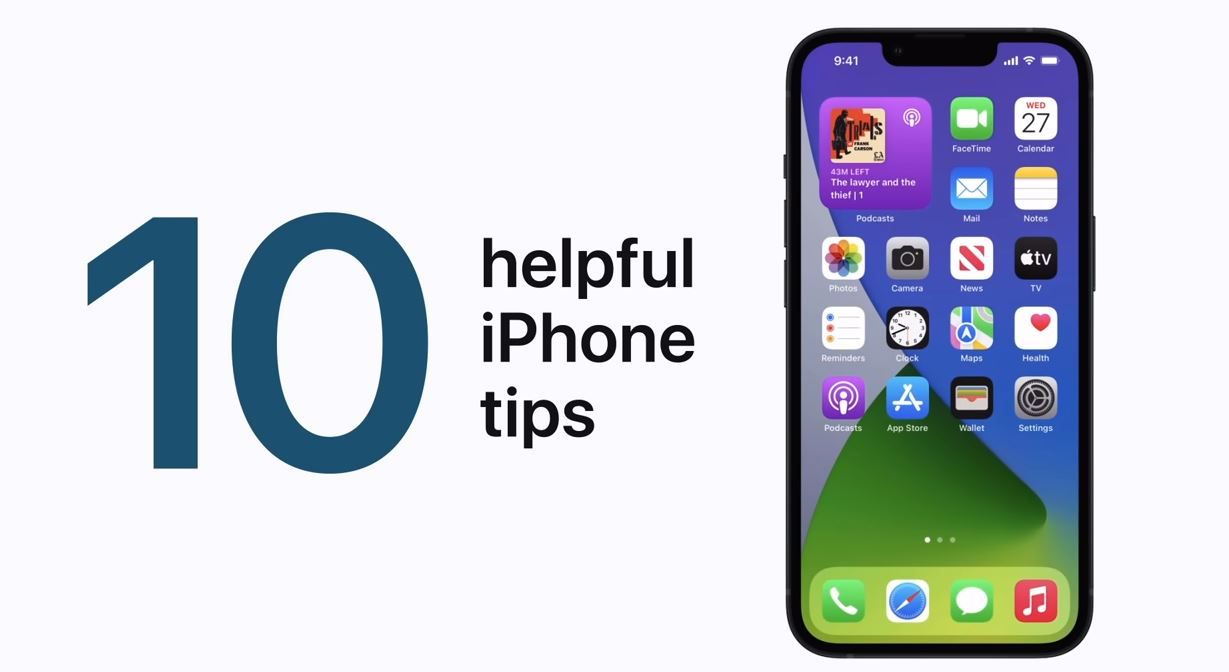 ▲10個iPhone小技巧。（圖／翻攝自YouTube／Apple Support）