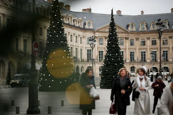 ▲▼2021年巴黎的聖誕假期。（圖／路透）