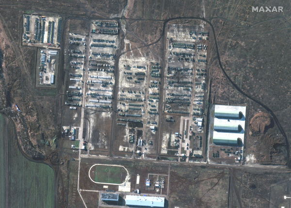 ▲▼2021年12月5日衛星圖像顯示俄羅斯在克里米亞和俄羅斯西部的軍事部署。（圖／路透）