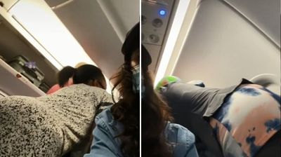 她搭機發現「左右乘客趴在椅背上」　一問才知：剛做完巴西提臀手術