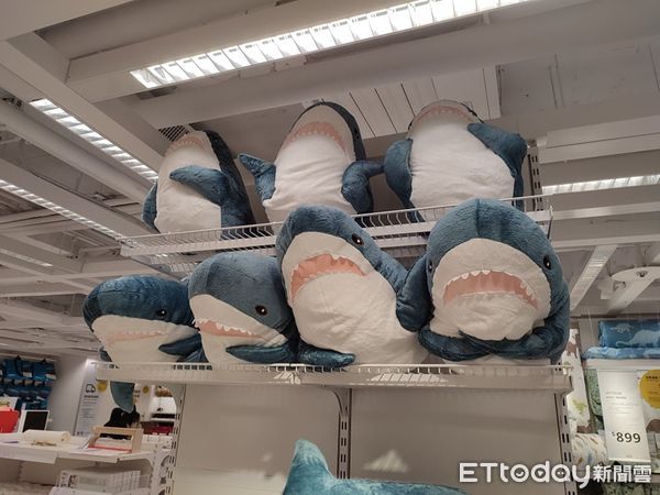 ▲▼IKEA,宜家家具,鯊魚,鯊鯊。（圖／記者曾筠淇攝）