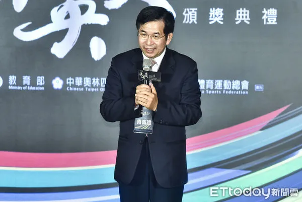 ▲▼110年體育運動精英獎頒獎典禮,教育部長潘文忠。（圖／記者李毓康攝）