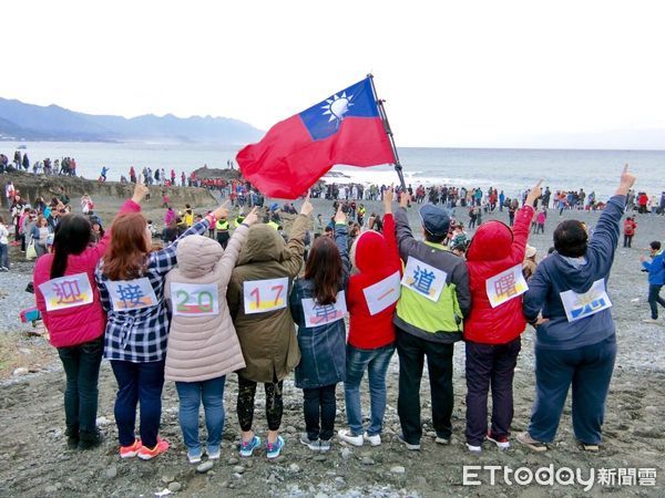 ▲▼中央氣象局預測，2022年元旦台灣平地第一道曙光將於1月1日清晨6點10分在三仙台乍現。（圖／記者王兆麟翻攝，資料照片，下同）