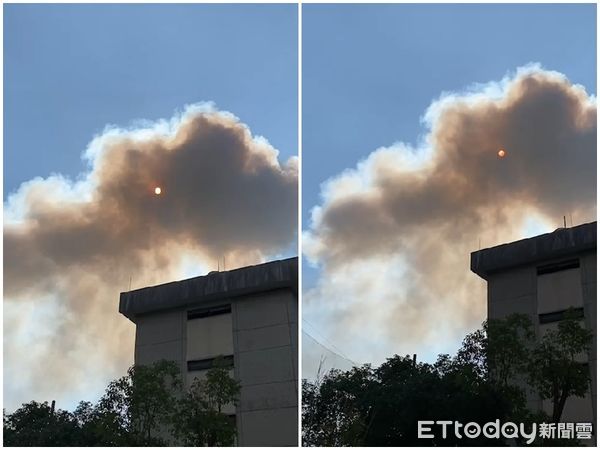 ▲漢翔公司8號廠房火警，多人受傷1命危送醫。（圖／記者鄧木卿翻攝） 