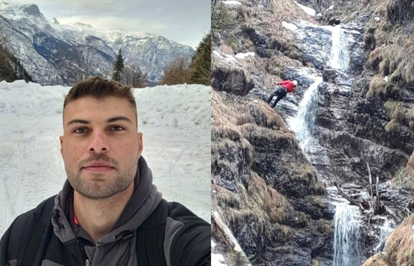 25歲男登阿爾卑斯山拍照！　墜「600公尺山頂」最後自拍照曝光。（圖／翻攝自Facebook）
