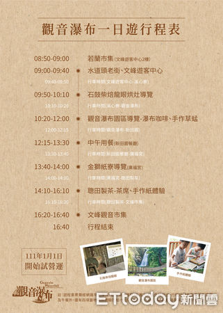 ▲▼ 竹崎觀音瀑布元旦試營運　瀑布下喝咖啡每日30人限定  。（圖／嘉義縣政府提供）