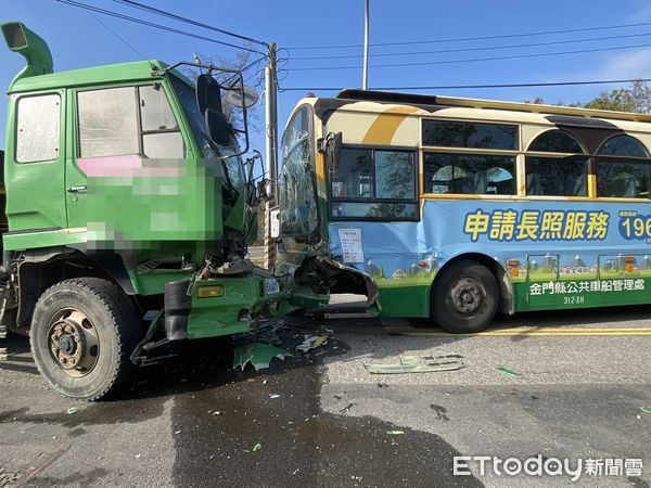 ▲▼金門重大車禍。（圖／記者林名揚翻攝）