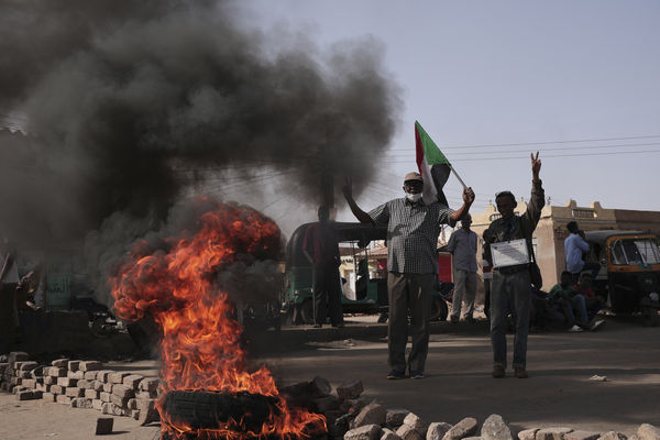 ▲蘇丹反軍方示威。（圖／達志影像／美聯社）