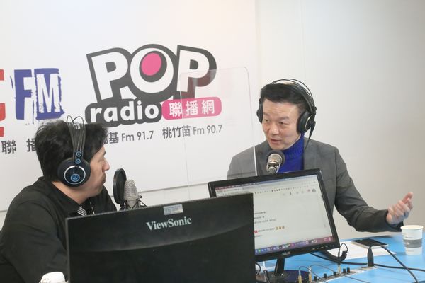 ▲▼前陸軍少將于北辰接受廣播節目專訪。（圖／《POP撞新聞》提供）