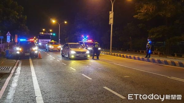 ▲台南市警局為遏止酒後駕車的民眾，連續10日執行同步「取締酒後駕車大執法」專案勤務，計取締240件酒駕，公共危險罪嫌移送185件。（圖／記者林悅翻攝，下同）