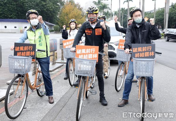 ▲▼無黨籍立委林昶佐出席「破風前行，終結罷林，單車大掃街」活動 林飛帆。（圖／記者屠惠剛攝）