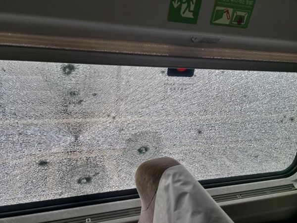 ▲▼ 南韓高鐵KTX發生脫軌意外。（圖／翻攝自IG）