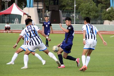 大專足聯／傳統勁旅銘傳、台體經歷換血期　1比1握手言和