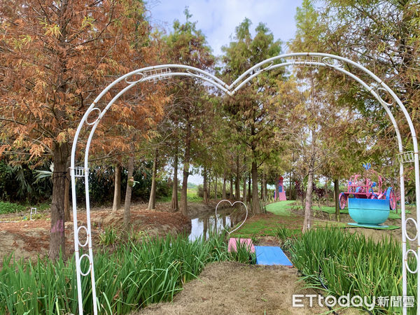 ▲雲林縣古坑珍粉紅城堡水漾森林教堂，受到嚴峻衝擊，入園遊客像斷頭式暴跌，業者休園8個月進行養護，打造小橋流水，要讓遊客彷彿置身異國風情中。（圖／記者蔡佩旻攝）