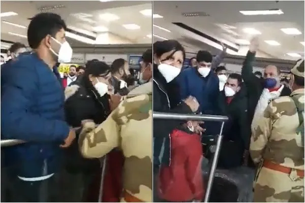 ▲▼ 義大利飛抵印度的班機驚爆125人篩檢陽性。（圖／翻攝推特@anitachoudhary）