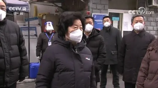 ▲▼孫春蘭仍在陝西指導防疫　要求增加120電話接線員。（圖／CCTV）