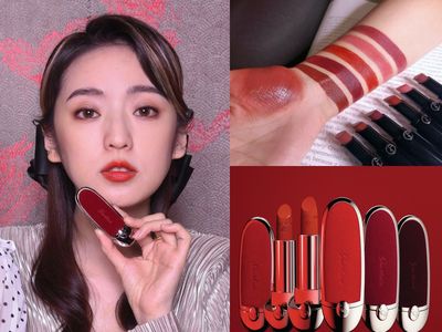 2022神級唇彩新品！嬌蘭紅寶之吻#1830磚紅、GA絲緞唇膏#201焦糖奶茶被搶爆